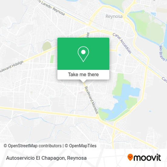 Autoservicio El Chapagon map