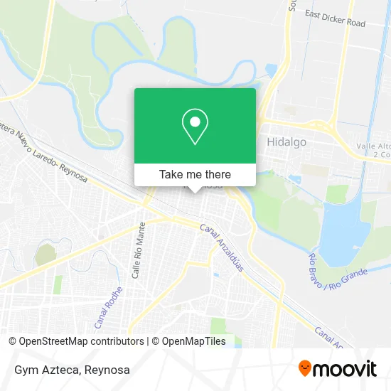 Gym Azteca map
