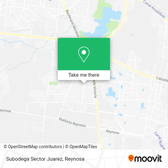 Subodega Sector Juarez map