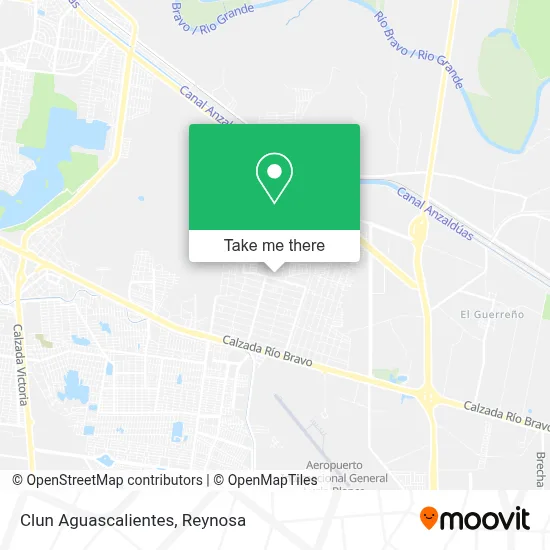 Clun Aguascalientes map
