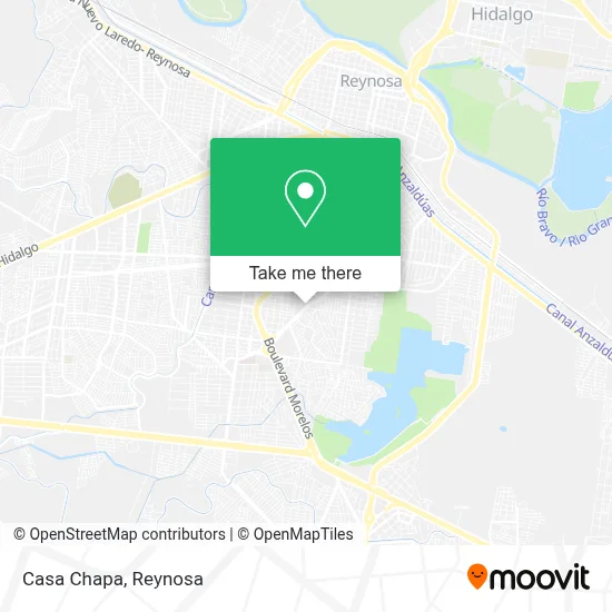 Casa Chapa map