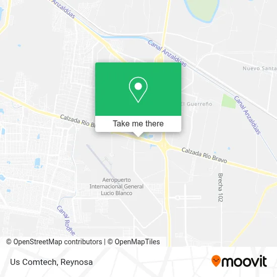 Us Comtech map