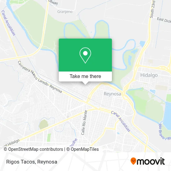 Rigos Tacos map