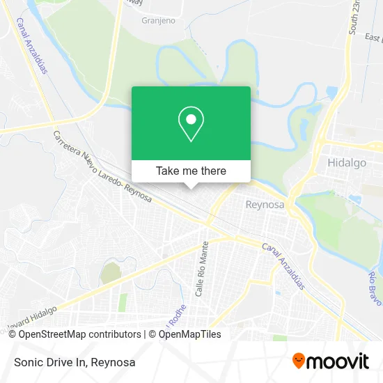 Sonic Drive In map