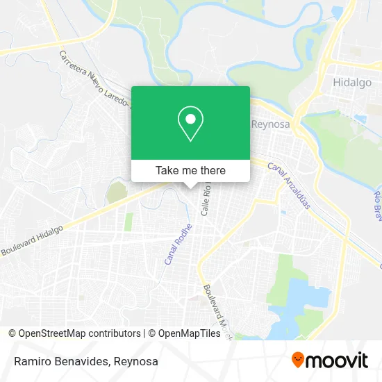 Ramiro Benavides map