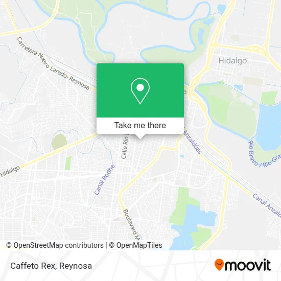 Caffeto Rex map