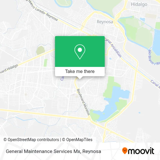 General Maintenance Services Mx map