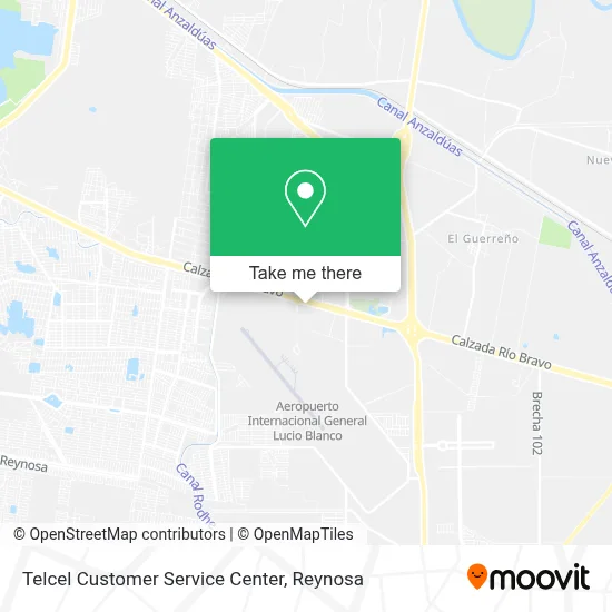 Telcel Customer Service Center map
