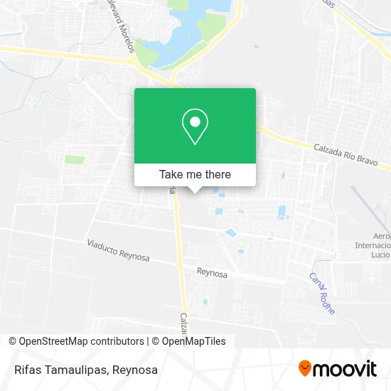 Rifas Tamaulipas map