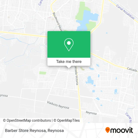 Barber Store Reynosa map