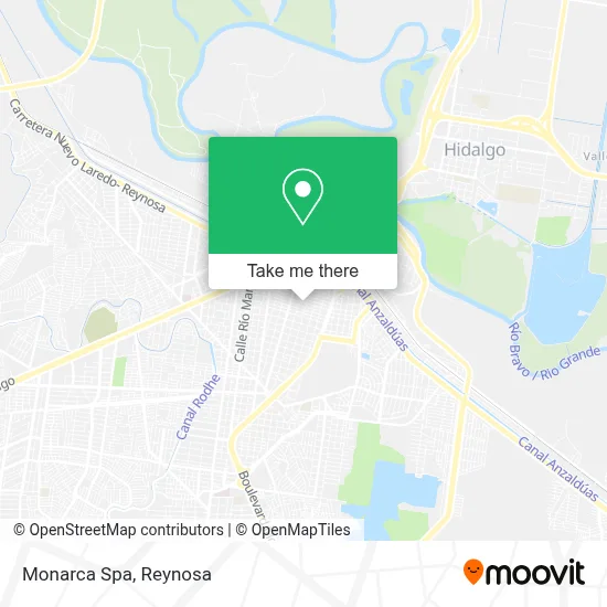 Monarca Spa map