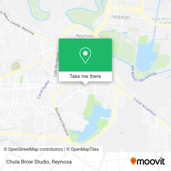 Chula Brow Studio map