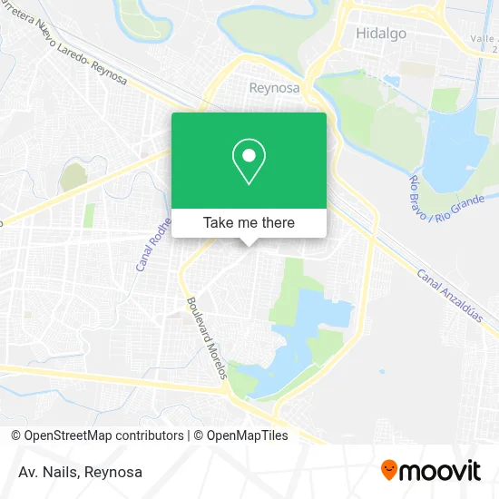 Av. Nails map