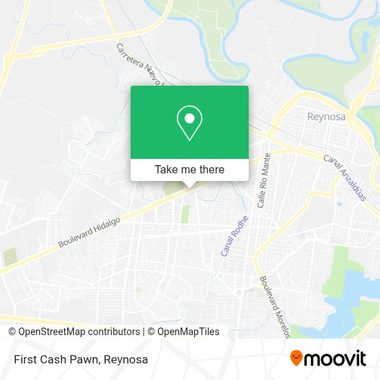First Cash Pawn map