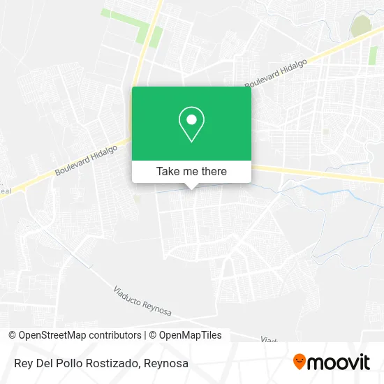 Rey Del Pollo Rostizado map