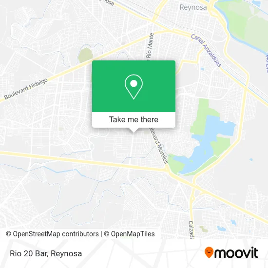 Rio 20 Bar map