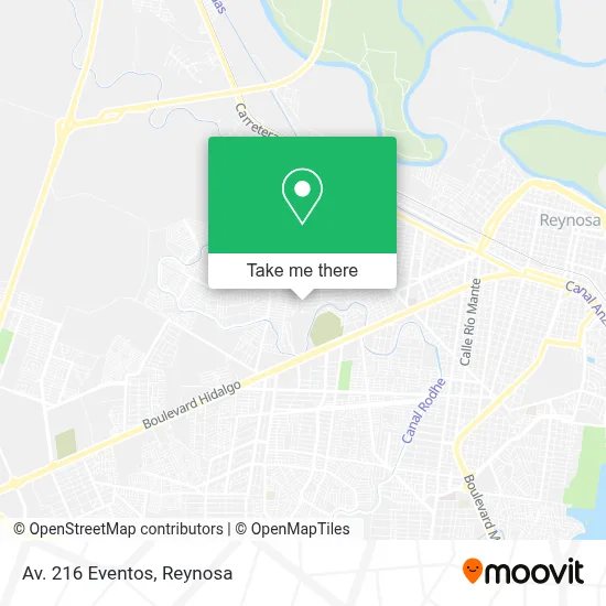 Av. 216 Eventos map