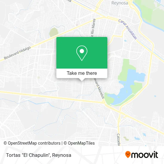 Tortas "El Chapulin" map
