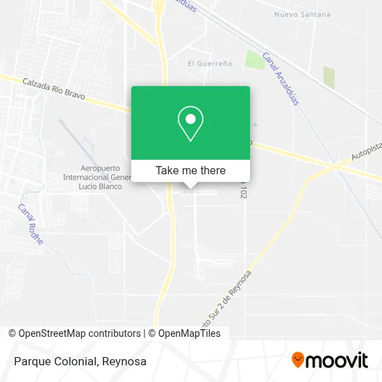 Parque Colonial map