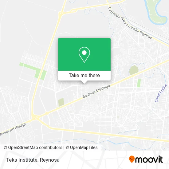 Teks Institute map