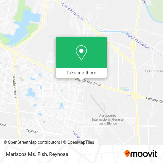 Mariscos Ms. Fish map