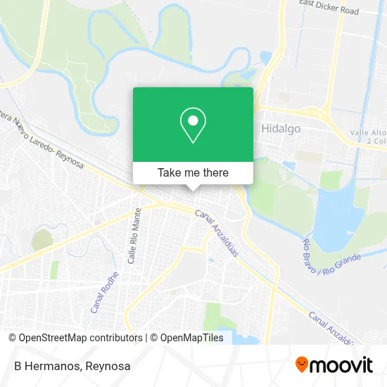 B Hermanos map