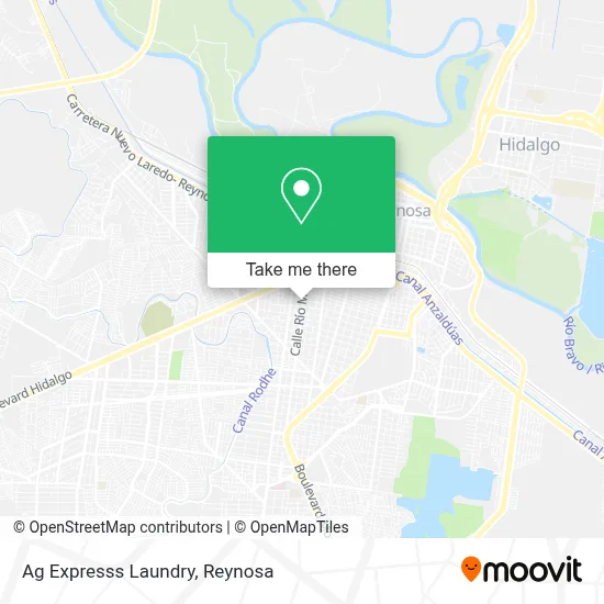 Ag Expresss Laundry map