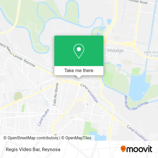Regis Video Bar map