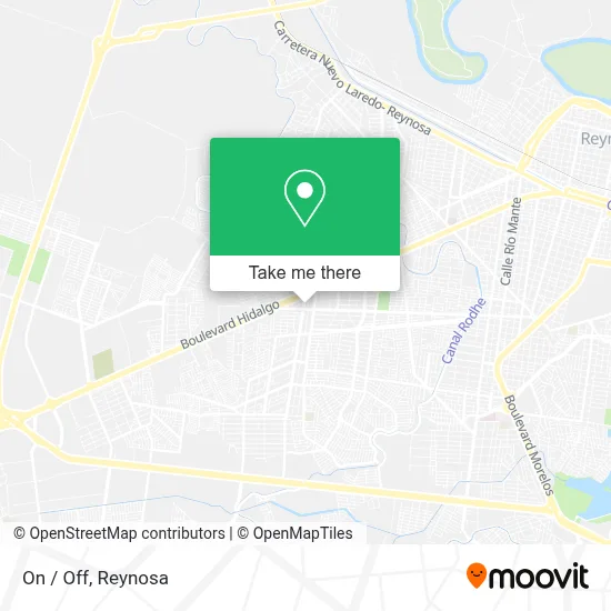 On / Off map
