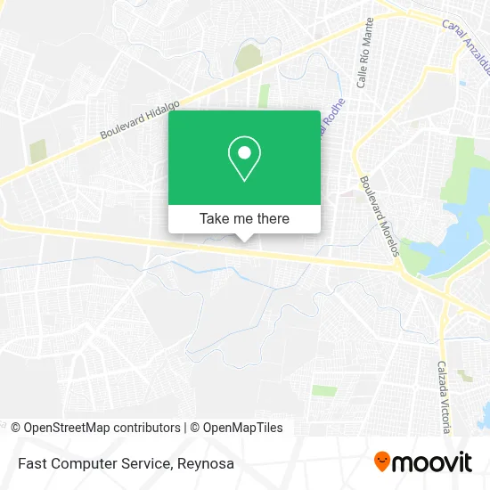 Fast Computer Service map