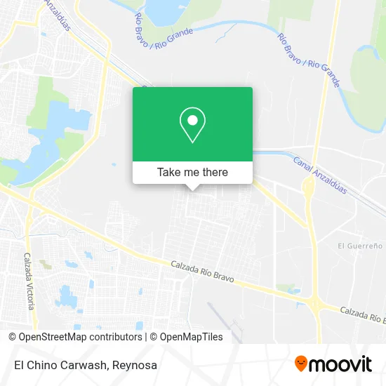 El Chino Carwash map