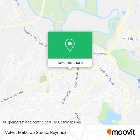 Velvet Make Up Studio map