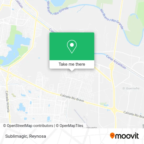 Sublimagic map