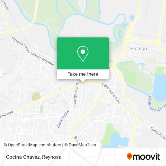 Cocina Chavez map