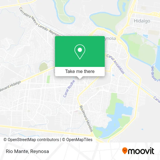 Rio Mante map