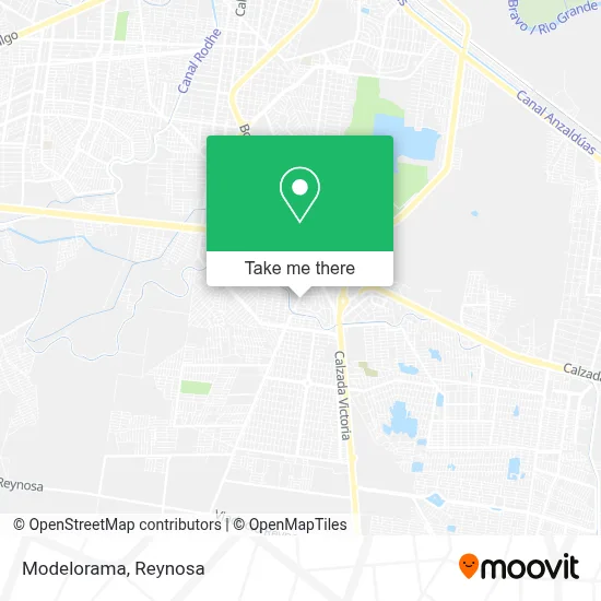 Modelorama map