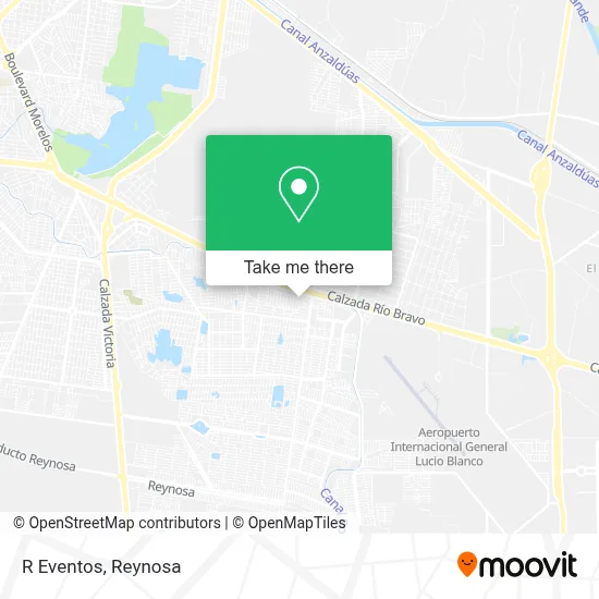 R Eventos map