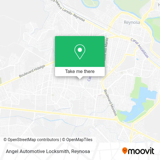 Angel Automotive Locksmith map
