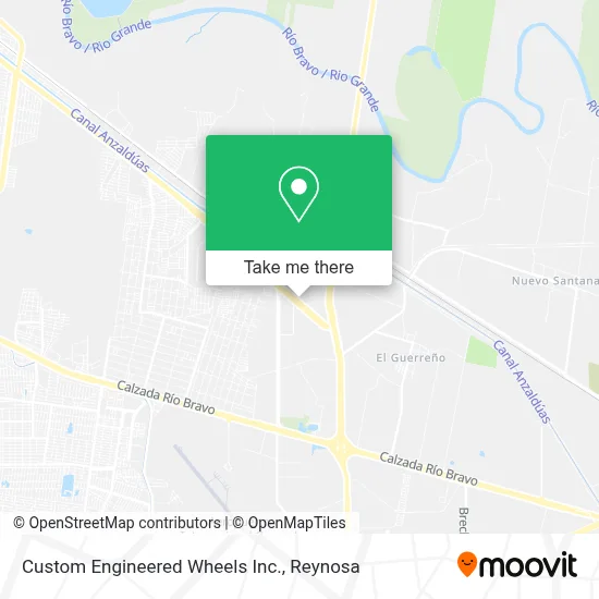 Custom Engineered Wheels Inc. map