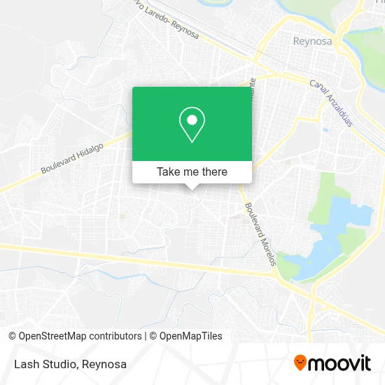Lash Studio map