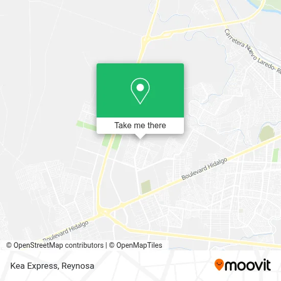 Kea Express map