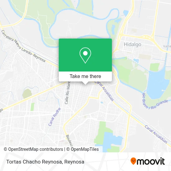 Tortas Chacho Reynosa map
