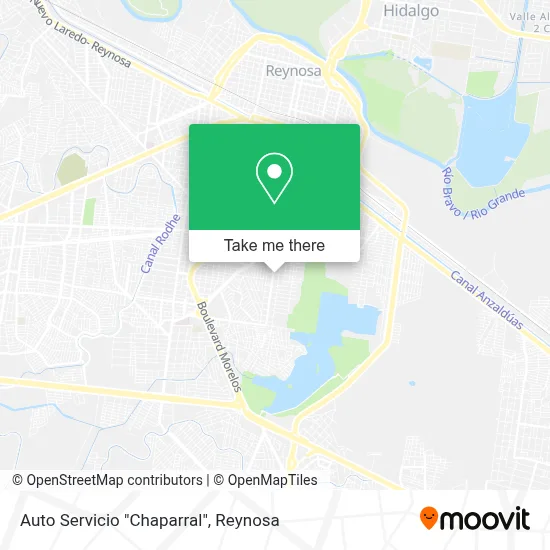 Auto Servicio "Chaparral" map