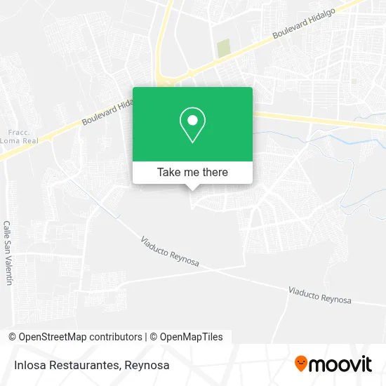 Inlosa Restaurantes map