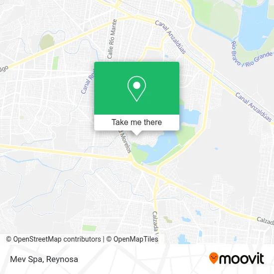 Mev Spa map