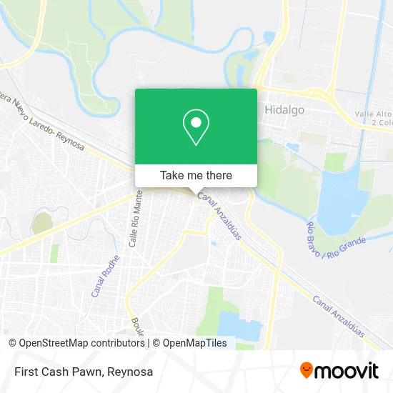 First Cash Pawn map