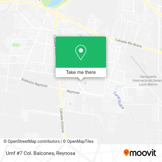 Umf #7 Col. Balcones map