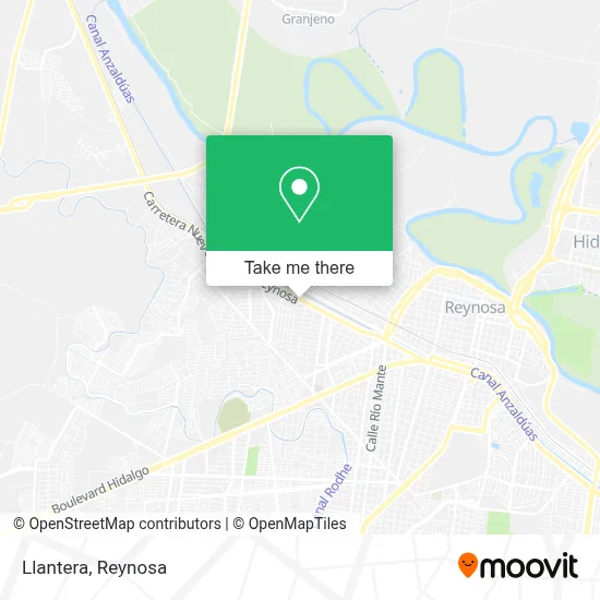 Llantera map