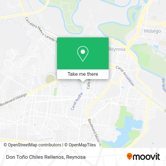 Don Toño Chiles Rellenos map