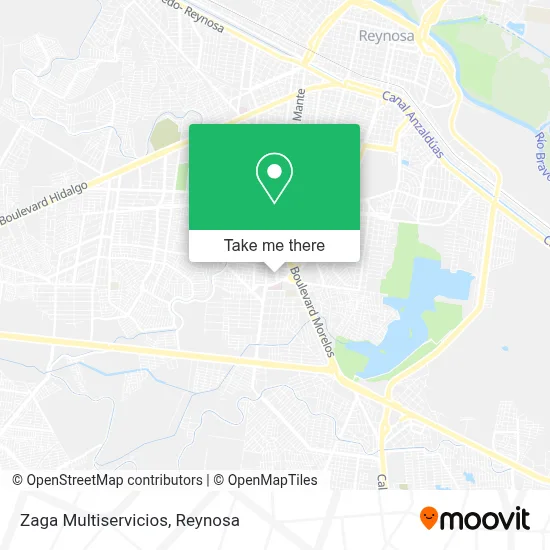 Zaga Multiservicios map
